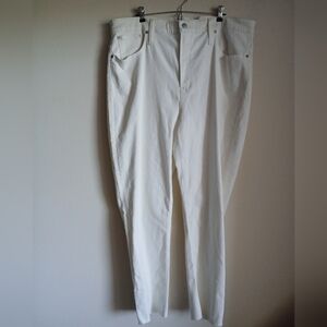 NWT Madewell The Perfect Vintage Crop Jean size 35 White